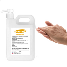 Load image into Gallery viewer, Puratise 5 Litre ALCOHOL FREE 2 in 1 Hand Sanitiser and Surface Cleaner with Pump to fit 38mm neck