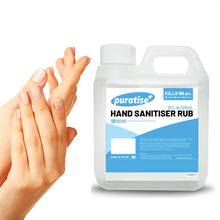 Load image into Gallery viewer, Puratise 1 Litre Hand Sanitiser Rub