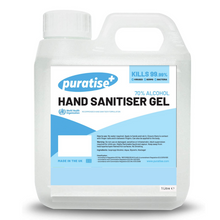 Load image into Gallery viewer, Puratise 1 Litre Hand Sanitiser Gel