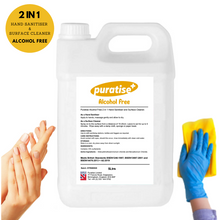 Load image into Gallery viewer, Puratise 5 Litre ALCOHOL FREE 2 in 1 Hand Sanitiser and Surface Cleaner
