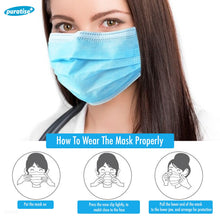 Load image into Gallery viewer, Puratise Disposable 3 Ply Face Masks- 50 Per Box- Made in the UK
