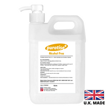 Load image into Gallery viewer, Puratise 5 Litre ALCOHOL FREE 2 in 1 Hand Sanitiser and Surface Cleaner with Pump to fit 38mm neck
