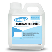 Load image into Gallery viewer, Puratise 1 Litre Hand Sanitiser Gel
