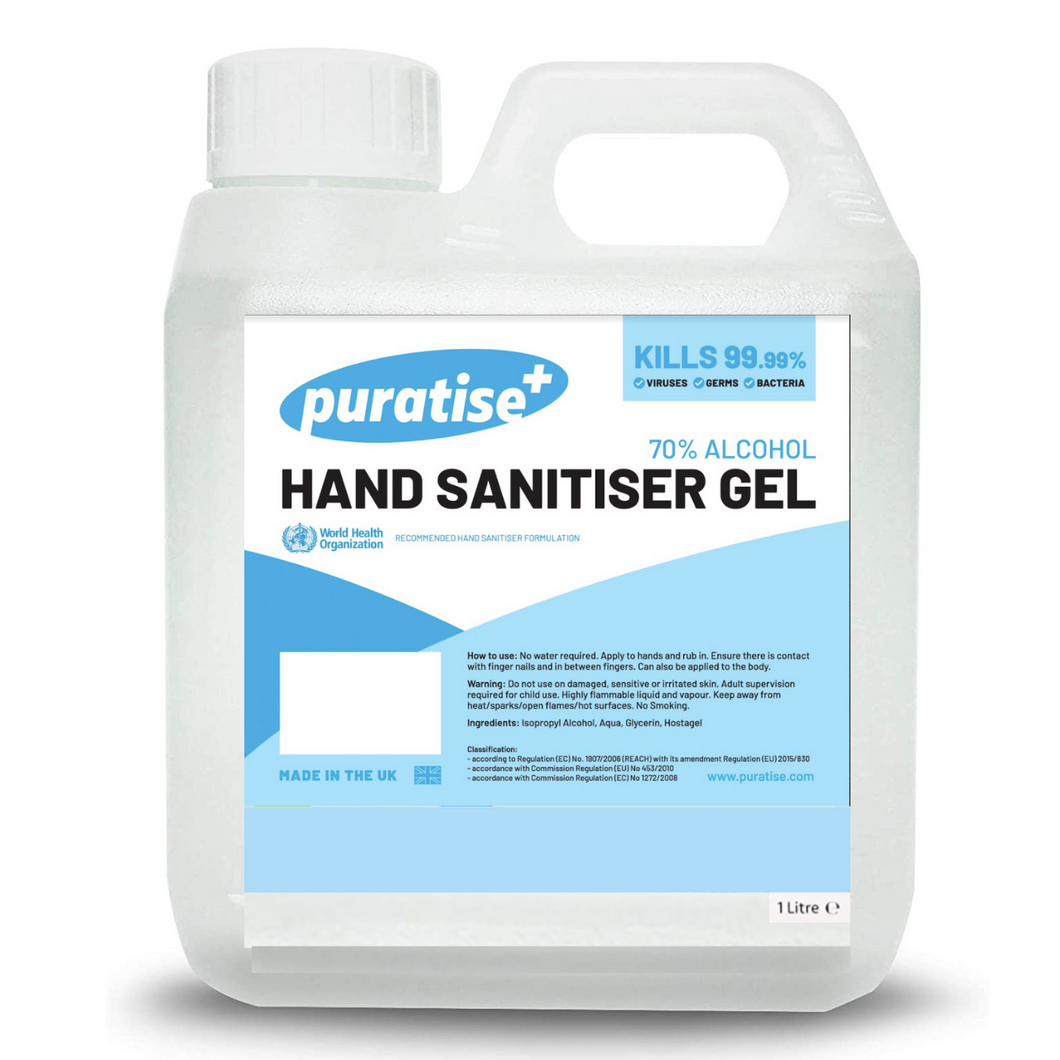 Hand online sanitiser gel