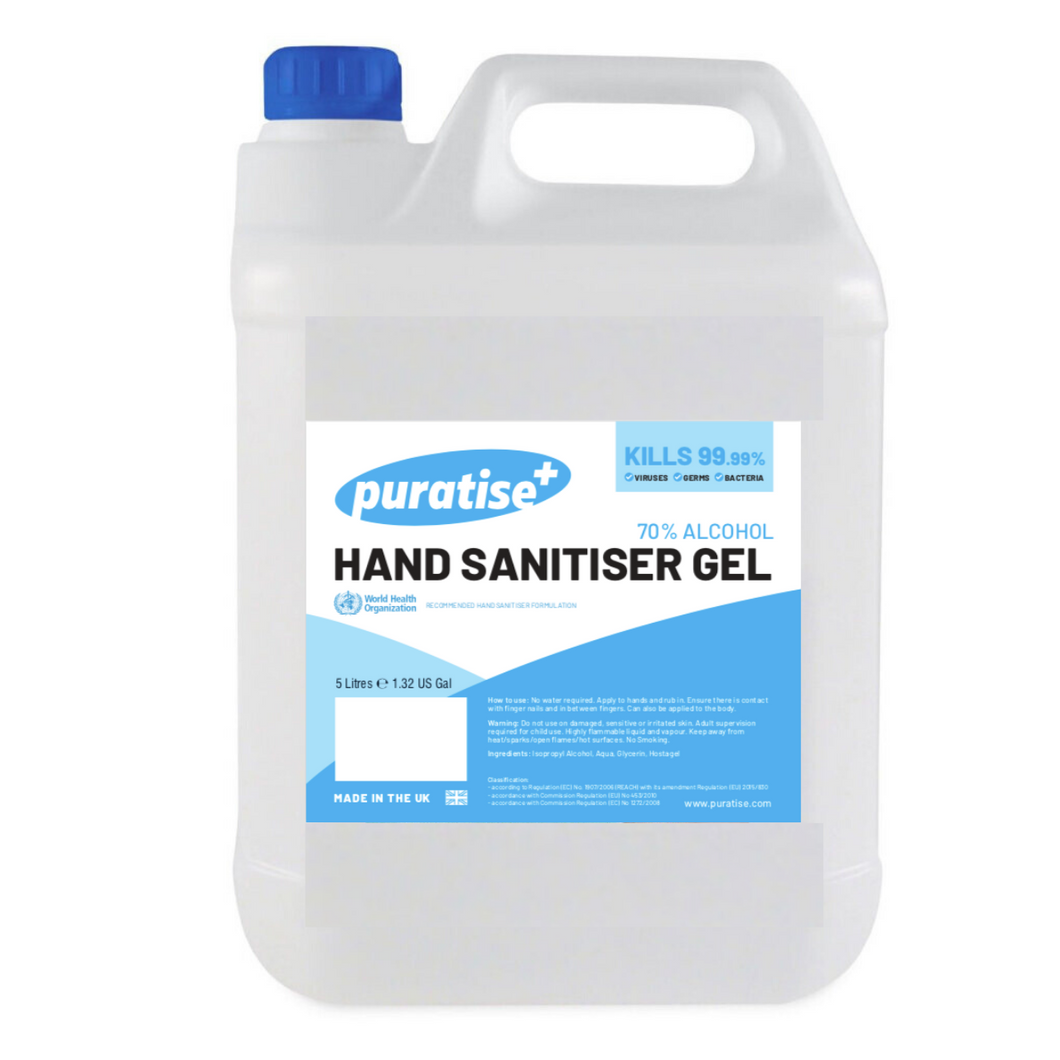 Hand sanitiser gel online 5l